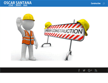 Tablet Screenshot of oscarsantana.com